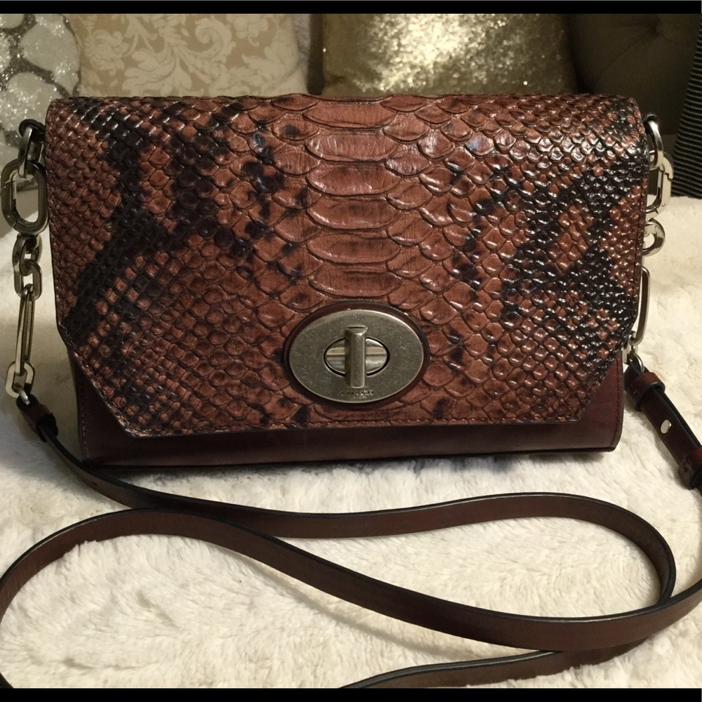 Coach Beecker Python Clutch/Crossbody - image 6